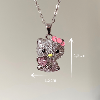 Pembe Hello Kitty Kolye
