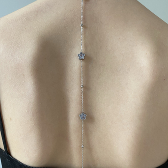 Paslanmaz Çelik Uzun Yıldız Kolye ( 4 Farklı Kullanım)