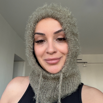 Hoodelle Kahve Balaclava – 4 Stilde Kullanım | El Örmesi Unisex