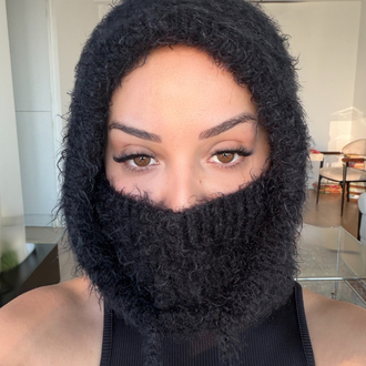 Hoodelle- Siyah Balaclava, 4 Stilde Kullanım, Unisex