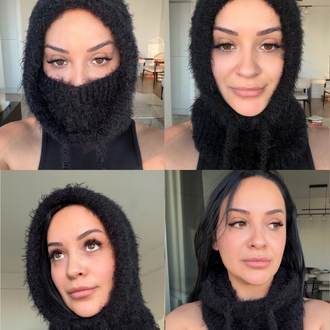Hoodelle- Siyah Balaclava, 4 Stilde Kullanım, Unisex