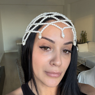Boncuk şapka - Linda model