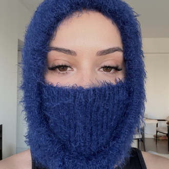 Hoodelle Saks Balaclava – 4 Stilde Kullanım | El Örmesi Unisex