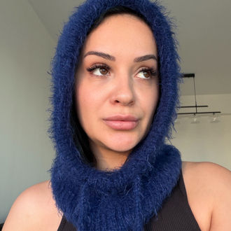 Hoodelle Saks Balaclava – 4 Stilde Kullanım | El Örmesi Unisex