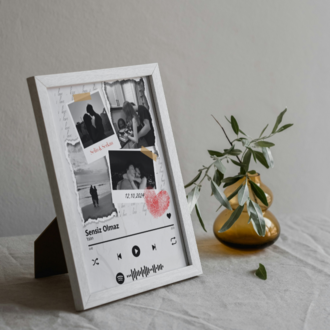 Kişiye Özel Spotify Şarkı Tablosu | Sevgiliye Özel Fotoğraf ve Tarihli Hediye