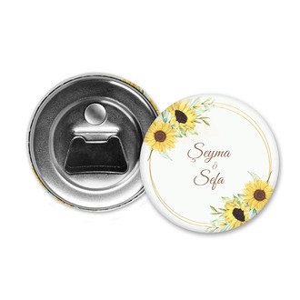 Düğün - Nişan Temalı Açacak Magnet