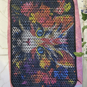 3D desenli kedi paspası
