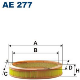 FİLTRON AE 277 HAVA FİLTRESİ
