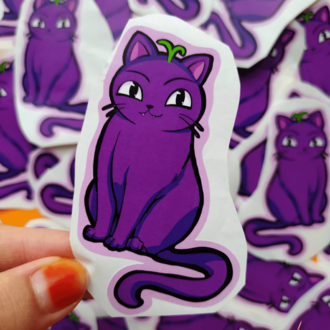 Dikkatkedivar Sticker (Sola Dönük)