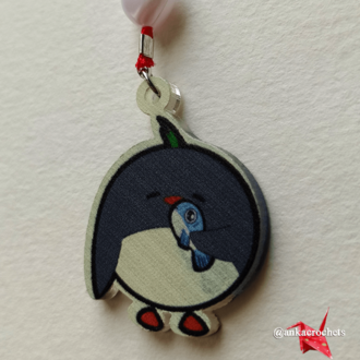 Charm - Balık ve Penguen (Kalp)