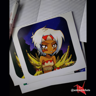 Harpy Monk Retro Afiş