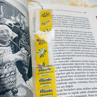 Ricola Kitap Ayracı 