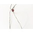 moon necklace | grey/gold