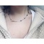 Tiny Daisies Necklace w Gold | Heart-key