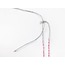 tiny daisies necklace (pink/white)