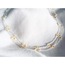 tiny daisies necklace (white)