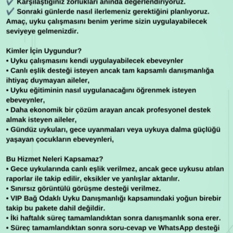 Temel Uyku Rehberliği Paketi