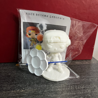 Valorant Raze funko pop figür boyama seti