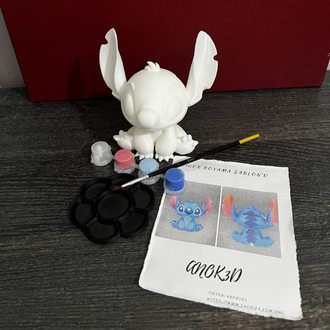 Stitch figür boyama seti