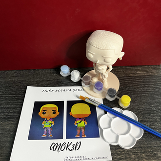 Valorant Gekko funko pop figür boyama seti