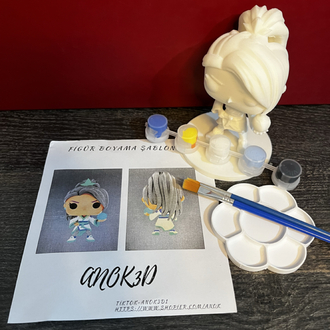 Valorant Sage funko pop figür boyama seti
