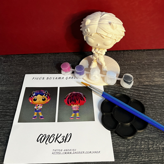 Valorant Clove funko pop figür boyama seti