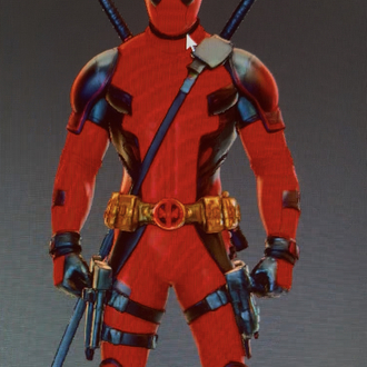 Deadpool koleksiyon figürü boyama seti
