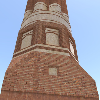 Antalya Yivli Minare 3D basılabilir modeli STL dosyası