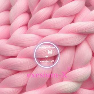 X-Pression Afrika Örgüsü Sentetik Saç 100Gr PİNK2
