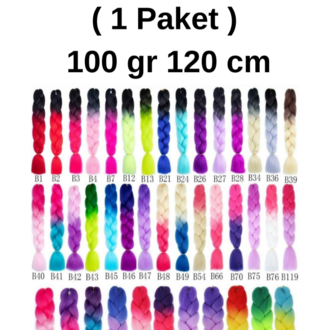 X-Pression Afrika Örgüsü Sentetik Saç 100gr B1