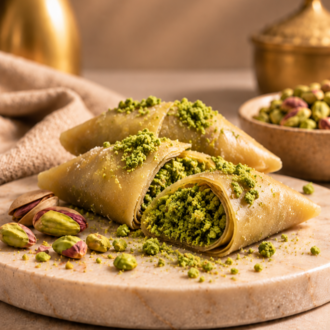 Boz Antep Fıstıklı Muska (500 Gram)