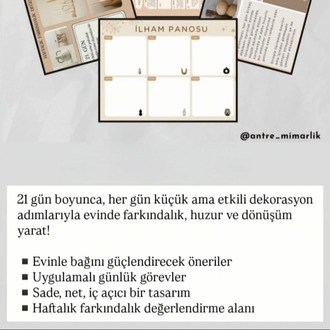 21 GÜNLÜK EVDE DÖNÜŞÜM CHALLENGE