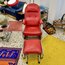 Vintage Chrome Rocking Chair & Ottoman