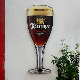 Köstritzer Schwarzbier Industrial Enamel Sign 