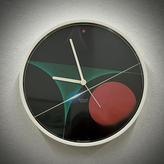 Kienzle 'Graphic Art' Postmodern Wall Clock