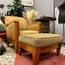 Sam Moore Furniture Chair & Ottoman 