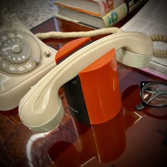 Sankyo Mechanical Music Box Telephone Stand