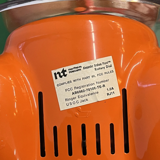 Northern Telecom Inc. 'Alexander Graham Plane' Space Age Phone 