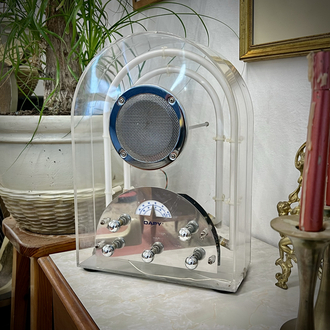 Dapy 'D-37' Transparent Plexiglass Neon Radio