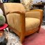 Sam Moore Furniture Chair & Ottoman 