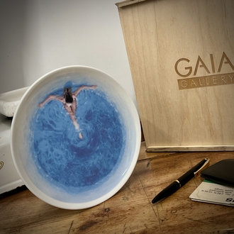 Gaia Gallery, Sinan Demirtaş 'Untitled' Sanat Tabağı 