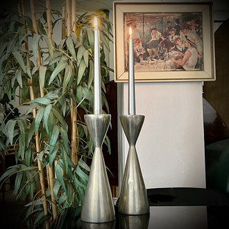 Hourglass Candle Holders