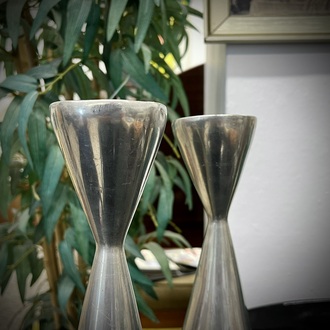 Hourglass Candle Holders