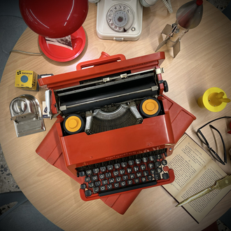 Olivetti 'Valentine' Pop Art Typewriter