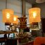 Mid Century Pirinç Sarkıt Lamba  