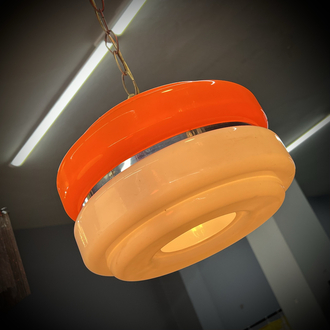 Space Age Plexiglass Pendant Lamp