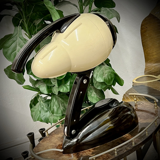 Original Hanau 'Sollux' Streamline Modern Table Lamp 