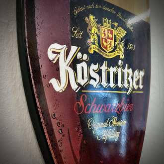 Köstritzer Schwarzbier Industrial Enamel Sign 