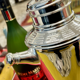 Nickel Silver Co. Art Deco Coctail Shaker 