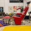 Vintage Chrome Rocking Chair & Ottoman